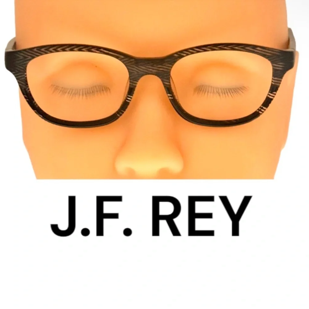Authentic J.F. Rey designer black prescription eyeglasses frames